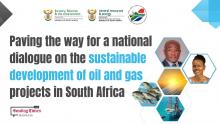 A national dialogue to pave the way for oil and gas projects in South Africa